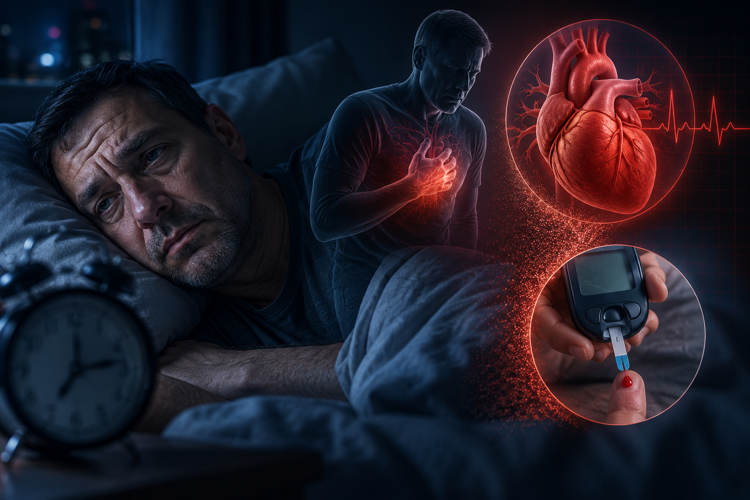 Middle Age Sleep Deprivation Linked to Higher Risk of Heart Disease and Diabetes, New Research Warns