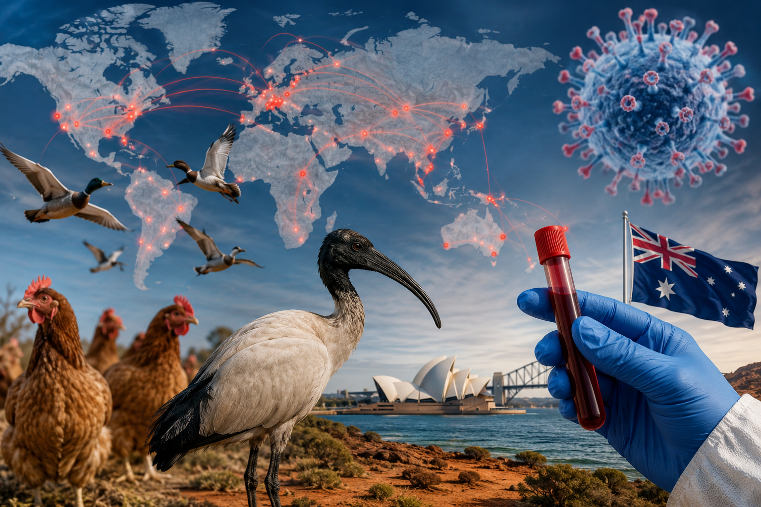 Australia Confirms First H5 Avian Influenza Case as Global Spread Reaches All Continents